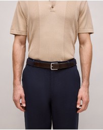 Trenery - Smith Woven Belt in Night Sky