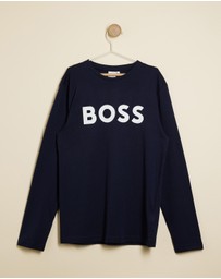 BOSS - Long Sleeve T-Shirt - Kids-Teens