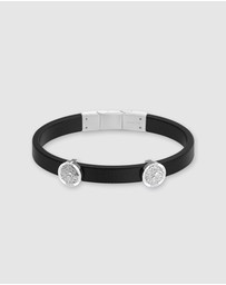 GUESS - Lion King Men's Bracelet Black & Silver