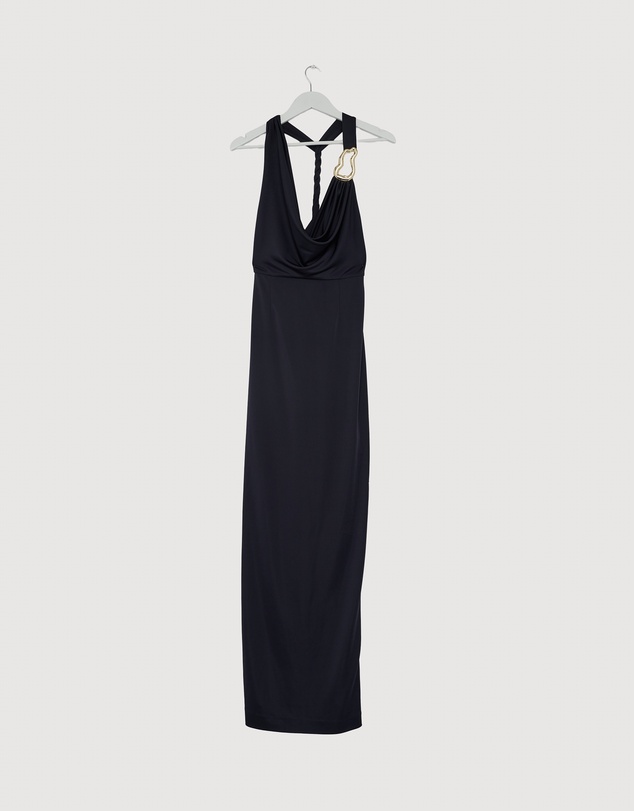 Revibe - Repaired Rebecca Vallance Ayesha Halter Maxi Dress - AU 12