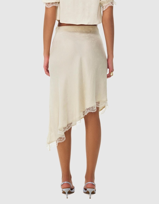 For Love & Lemons - Chiara Asymmetrical Midi Skirt
