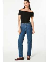 NEXT - Raw Waistband Straight Leg Jeans