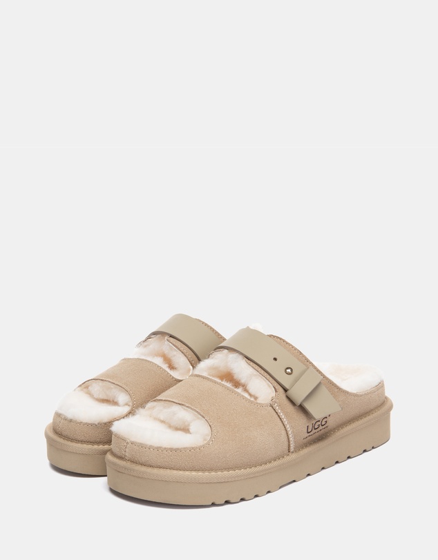 EVERAU - Australian Shepherd Ugg Clava Cow Suede Upper Loafer Oxfords Flats