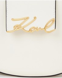Karl Lagerfeld - K/Signature Halfmoon Shoulder Bag