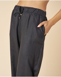 CAMIXA - Palazzo Linen Pants