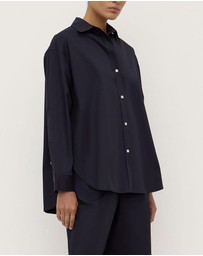 Assembly Label - Marigold Poplin Long Sleeve Shirt