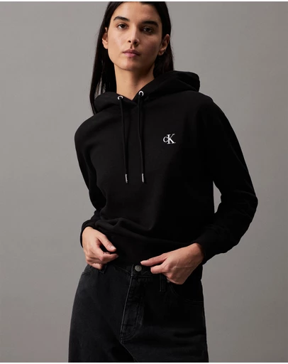 Calvin Klein Jeans - Cotton Blend Fleece Hoodie