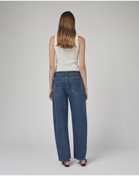 DRICOPER DENIM - Chloe Mid Rise Barrel Jeans