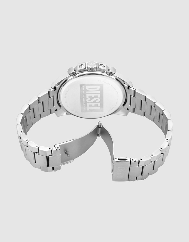Diesel - Mega Chief Slim Silver Tone Analogue-Chronograph Watch