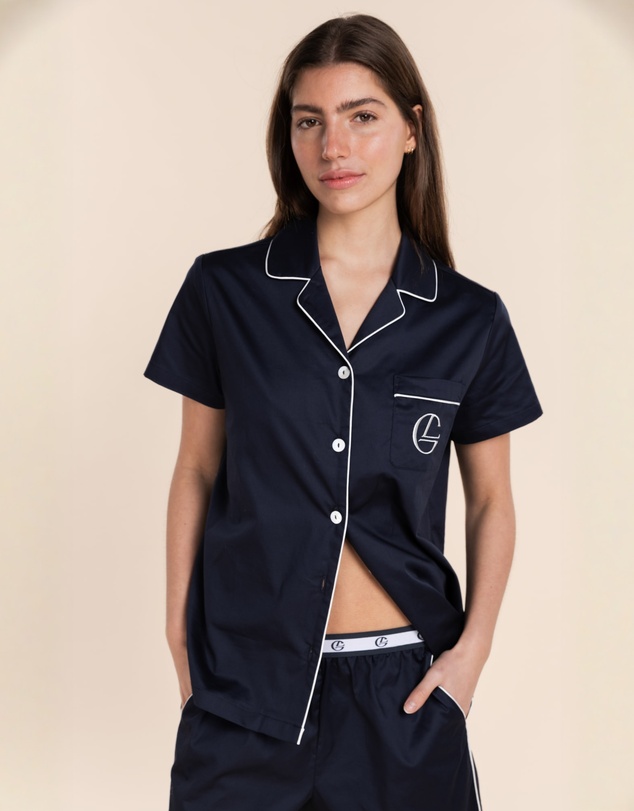 Gingerlilly - Rebecca Judd x Gingerlilly Camilla Cotton Short PJ Set