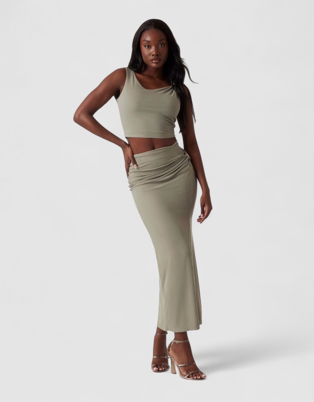 GUESS - Aimee Jewel Drap Skirt