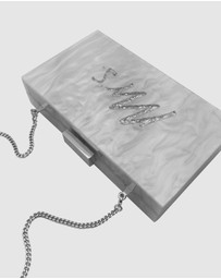 Olga Berg - MRS. Glitter Acrylic Clutch