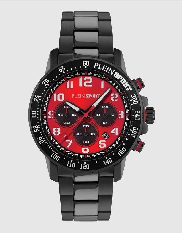 Plein Sport - CHRONORACE 45mm IP Gun Chronograph Watch
