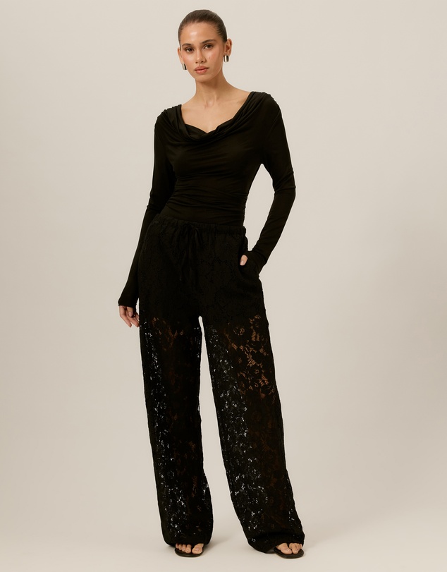 Tussah - Skylar Wide Leg Lace Pants