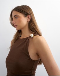 TOPSHOP - Mindy Ruched Tank Top