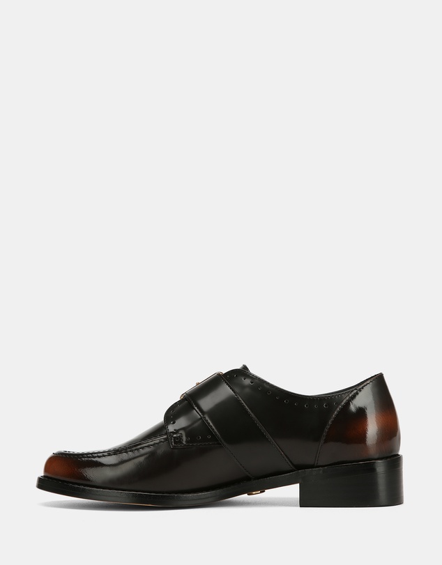 Wittner - Fredi Leather Monk Strap Loafers