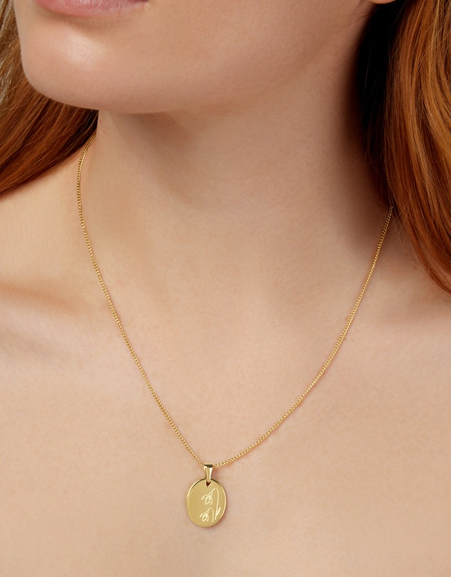 Pastiche - January Birth Flower Necklace