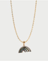 PDPAOLA - Rainbow Charm Necklace