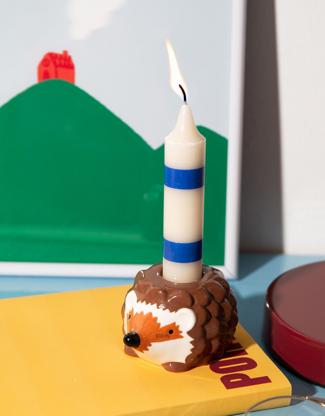DOIY - Forest Candle Holder Hedgehog