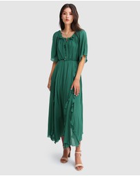 Belle & Bloom - Amour Amour Ruffled Midi Dress