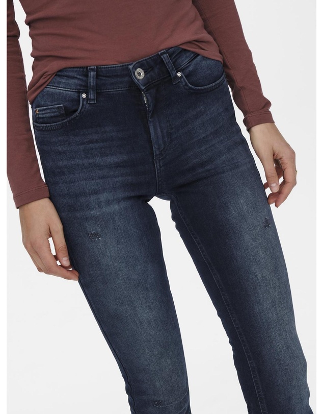 ONLY - Blush Mid Rise Flared Jeans