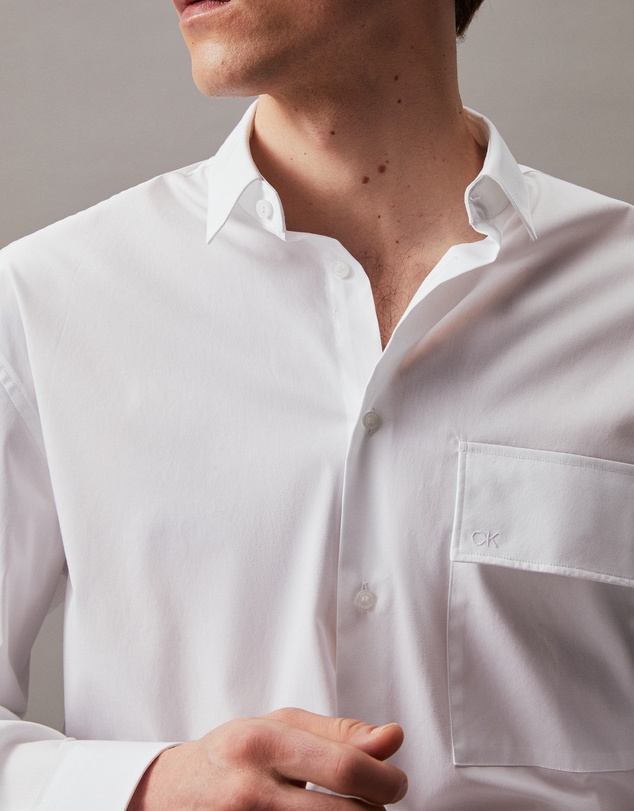 Calvin Klein - Relaxed Poplin Stretch Shirt
