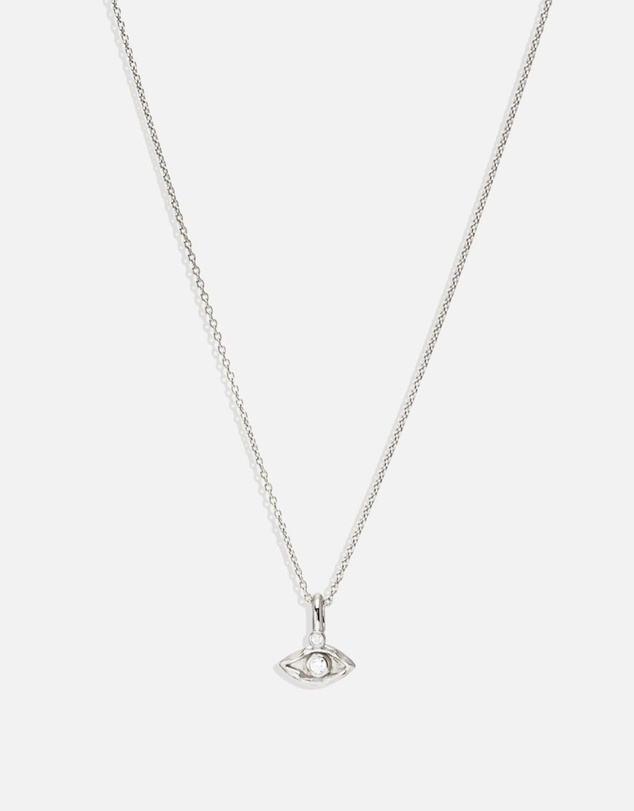 By Charlotte - Silver I Am Protected Necklace