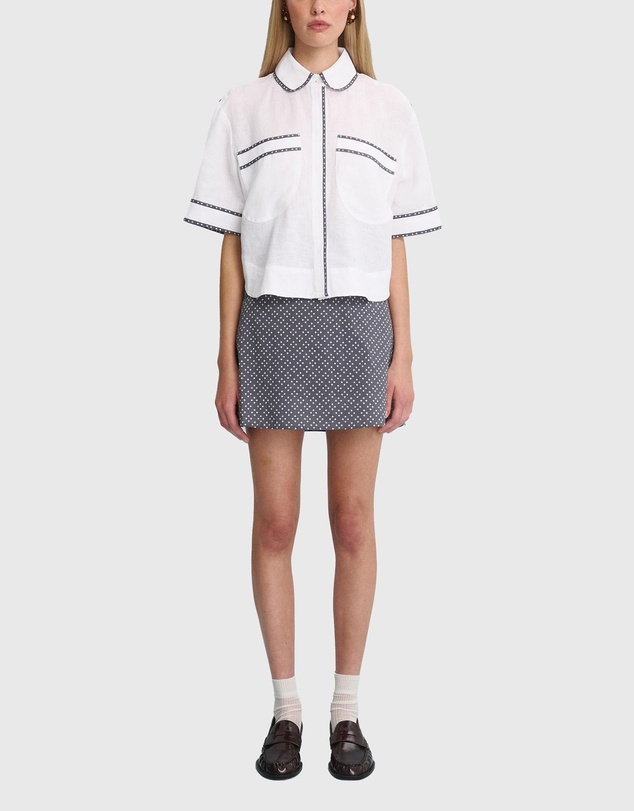 LOVAAN - Olive Mini Skirt
