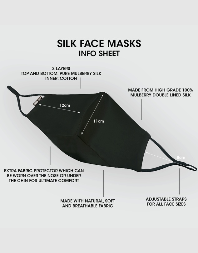 Shhh Silk - Silk Scrunchie And Face Mask Set