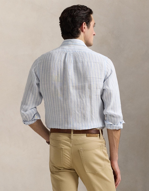 Polo Ralph Lauren - Custom Fit Striped Linen Shirt