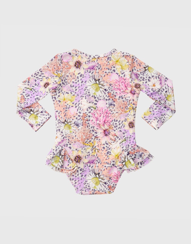 Aqua Blu Kids - Daisy Long Sleeve One Piece - Babies