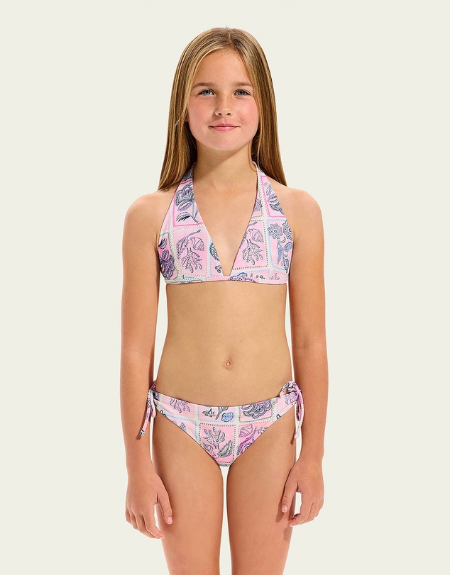Seafolly - Bloom Floral Halter Bikini - Teens