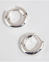 Lovisa - Sterling Silver Mini Chubby Huggie Earrings