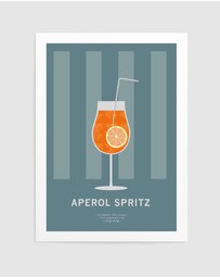Olive et Oriel - Drink Aperol Spritz by Paperago Art Print