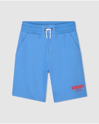 DKNY - Logo Bermuda Shorts - Kids-Teens