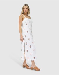 Belle & Bloom - She Blooms Floral Midi Dress
