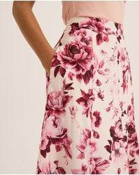 Review - Edie Floral Midi Skirt