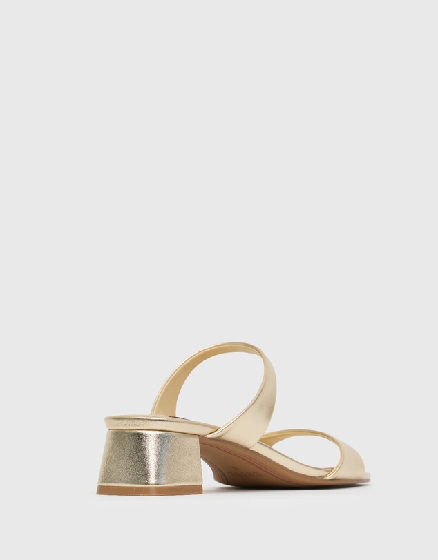Betts - Wider Fit Argo Block Heel Mule Sandals