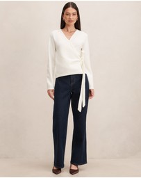 Forever New - Elysia Wrap Knitted Cardigan