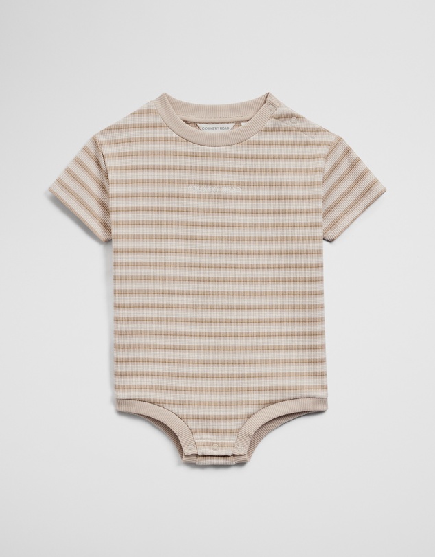 Country Road - Short Sleeve Rib Oversized Bodysuit
