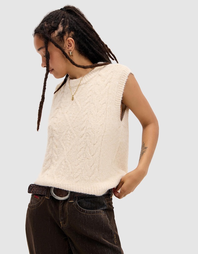 BDG By Urban Outfitters - Cable Knit Sleeveless Tank