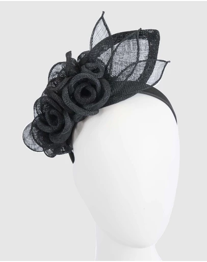 Max Alexander - Flower Sinamay Fascinator Headband