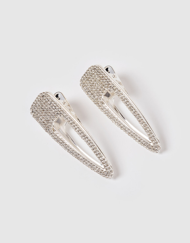 Izoa - Shimmer Hair Clip Set