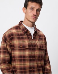 S Double - Pass Flannel Overshirt
