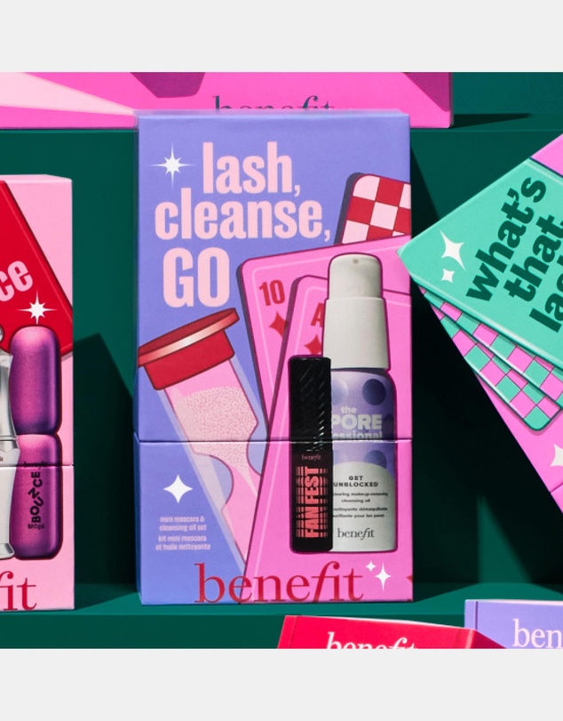 Benefit Cosmetics - Lash, Cleanse, Go Mini Mascara & Cleansing Oil Set