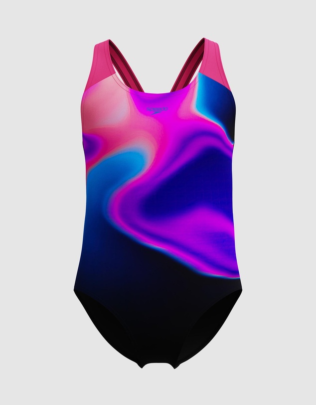 Speedo - Print Splashback Swimsuit - Kids-Teens