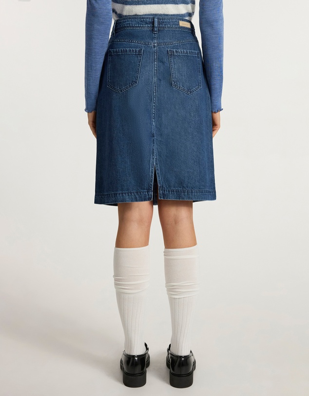 Marcs - Paolo Button Front Denim Skirt