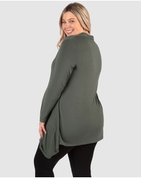 B Free Intimate Apparel - Maternity Bamboo V Neck Tunic Top