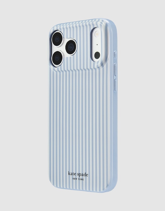 Kate Spade - Kate Spade Faux Stripe Dimond MagSafe Case for iPhone 18 Pro Max / 17 Pro Max