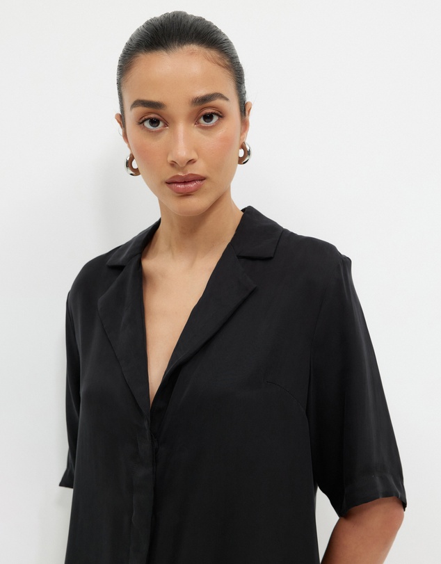 Calli - Cupro Slouch Playsuit